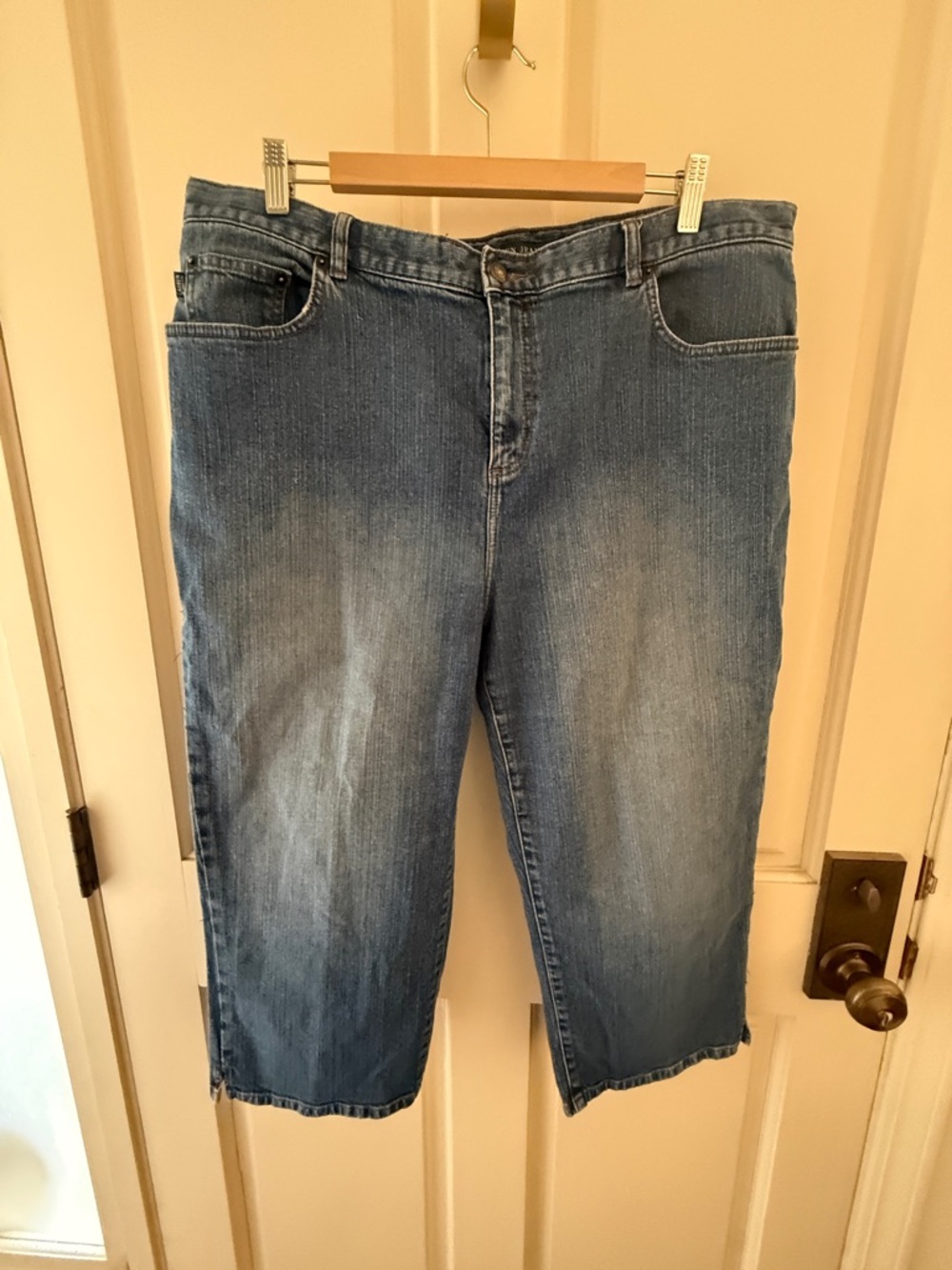 Plus Size Ralph Lauren Denim Capri Jeans